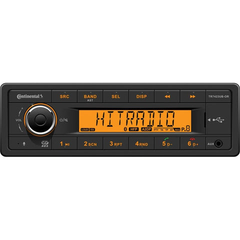 Continental Stereo w/AM/FM/BT/USB - 24V [TR7423UB-OR] Brand_Continental, Entertainment, Entertainment | Stereos Stereos CWR