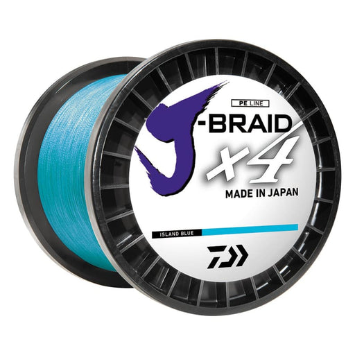 Daiwa J - BRAID x4 Braided Line - 30 lbs 300 yds Island Blue [JB4U30 - 300IB] 1st Class Eligible, Brand_Daiwa, Hunting & Fishing, Fishing