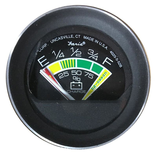 Faria Coral 2 Battery Condition Indicator Gauge [13012] 1st Class Eligible, Boat Outfitting, Boat Outfitting | Gauges, Brand_Faria Beede 
