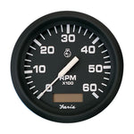 Faria Euro Black 4 Tachometer w/Hourmeter - 6,000 RPM (Gas - Inboard) [32832] Boat Outfitting, Boat Outfitting | Gauges, Brand_Faria Beede