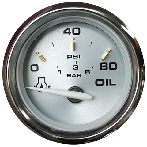 Faria Kronos 2 Oil Pressure Gauge - 80 PSI [19002] 1st Class Eligible, Boat Outfitting, Boat Outfitting | Gauges, Brand_Faria Beede 