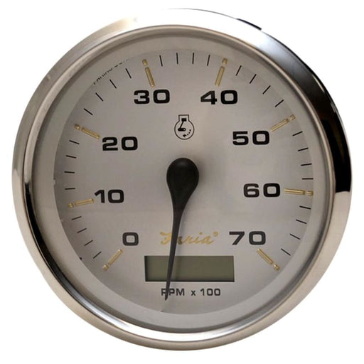 Faria Kronos 4 Tachometer w/Hourmeter - 7,000 RPM (Gas - Outboard) [39040] Boat Outfitting, Boat Outfitting | Gauges, Brand_Faria Beede 
