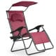 Folding Recliner Lounge Chair with Shade Canopy Cup Holder Turquoise beach, Camping, Camping | Accessories, Outdoor | Camping Sports &
