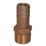 GROCO 1-1/4’ NPT x 1-1/4’ ID Bronze Pipe to Hose Straight Fitting [PTH-1250] 1st Class Eligible, Brand_GROCO, Marine Plumbing &