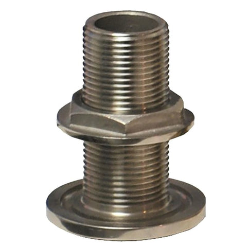 GROCO 2 NPS NPT Combo Stainless Steel Thru-Hull Fitting w/Nut [TH-2000-WS] Brand_GROCO, Marine Plumbing & Ventilation, Marine Plumbing &