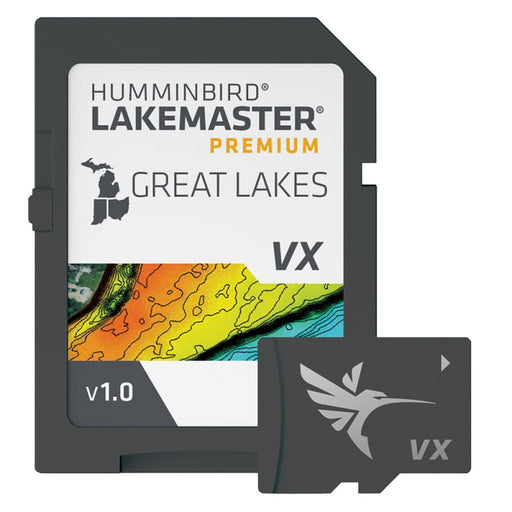 Humminbird LakeMaster VX Premium - Great Lakes [602002-1] 1st Class Eligible, Brand_Humminbird, Cartography, Cartography | Humminbird 