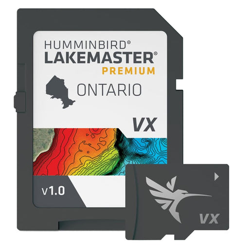 Humminbird LakeMaster VX Premium - Ontario [602020-1] 1st Class Eligible, Brand_Humminbird, Cartography, Cartography | Humminbird Humminbird