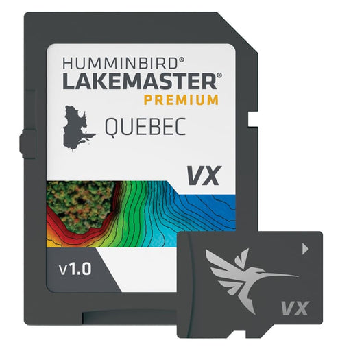 Humminbird LakeMaster VX Premium - Quebec [602021-1] 1st Class Eligible, Brand_Humminbird, Cartography, Cartography | Humminbird Humminbird