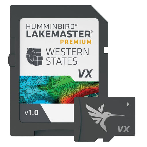 Humminbird LakeMaster VX Premium - Western States [602009-1] 1st Class Eligible, Brand_Humminbird, Cartography, Cartography | Humminbird