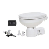 Jabsco Quiet Flush E2 Fresh Water Toilet Regular Bowl - 24V Soft Close Lid [38045-4194RSP] Brand_Jabsco, Marine Plumbing & Ventilation,