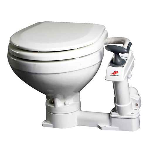 Johnson Pump Compact Manual Toilet [80-47229-01] Brand_Johnson Pump, Marine Plumbing & Ventilation, Marine Plumbing & Ventilation | Marine