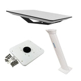 KVH Starlink Flat Panel Kit w/24’ Seaview Pedestal Mount ADASTLKA Top Plate [72-1048-SV24] Brand_KVH, Communication, Communication