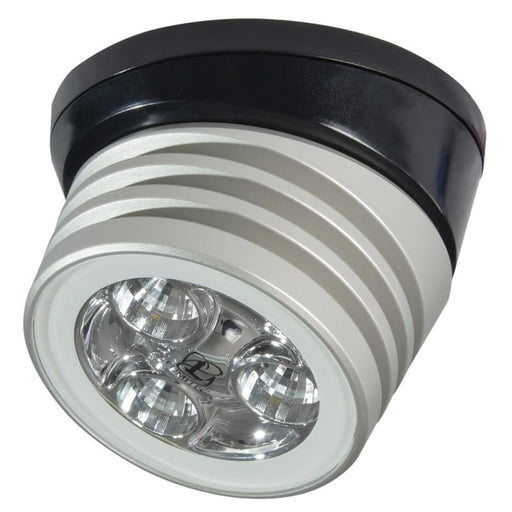 Lumitec Zephyr LED Spreader/Deck Light -Brushed Black Base - White Non-Dimming [101326] Brand_Lumitec, Lighting, Lighting | Flood/Spreader