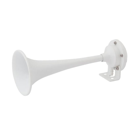 Marinco White Epoxy Coated Single Trumpet Mini Air Horn [10104] Boat Outfitting, Boat Outfitting | Horns, Brand_Marinco Horns CWR