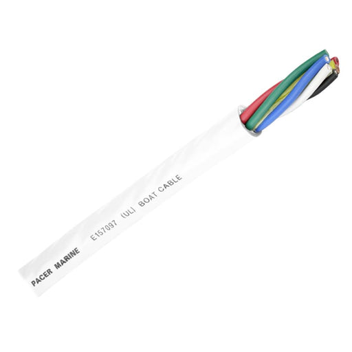 Pacer Round 6 Conductor Cable - 100 14/6 AWG Black Brown Red Green Blue White [WR14/6 - 100] Brand_Pacer Group, Clearance, Electrical,