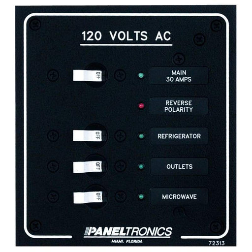 Paneltronics Standard AC 3 Position Breaker Panel & Main w-LEDs [9972313B] Brand_Paneltronics Electrical Electrical | Electrical Panels