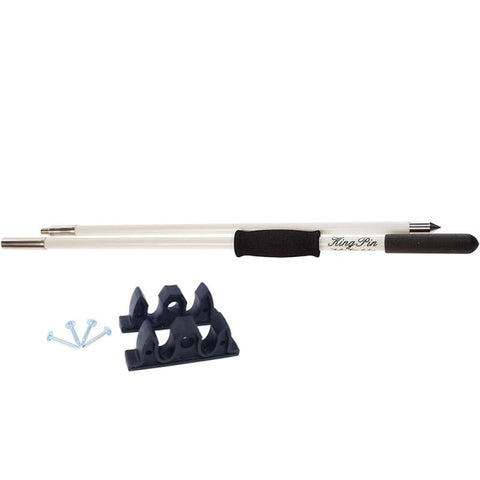 Panther 10 King Pin Anchor Pole - 2-Piece - White [KPP100W] Anchoring & Docking, Anchoring & Docking | Anchors, Brand_Panther Products 