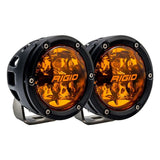 RIGID Industries 360 Series 4’ Spot w/Amber Pro Lens - Pair [36123] Brand_RIGID Industries, Lighting, Lighting | Light Bars, Restricted