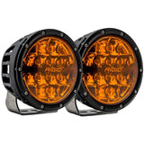 RIGID Industries 360 Series 6’ Spot w/Amber Pro Lens - Pair [36210] Brand_RIGID Industries, Lighting, Lighting | Light Bars, Restricted