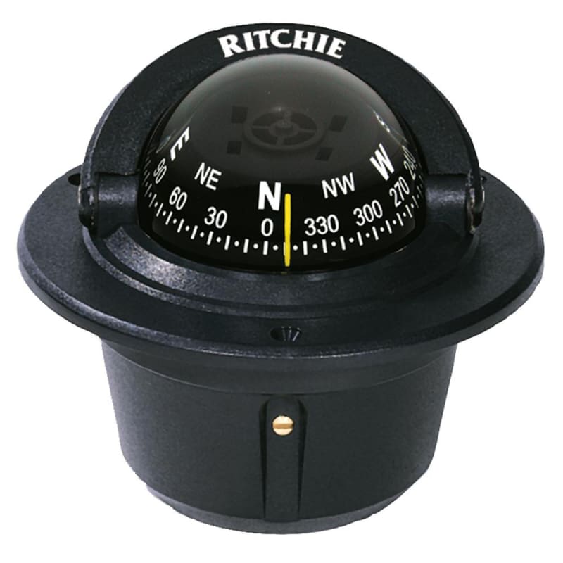 Ritchie F-50 Explorer Compass - Flush Mount - Black [F-50] Brand_Ritchie, Marine Navigation & Instruments, Marine Navigation & Instruments