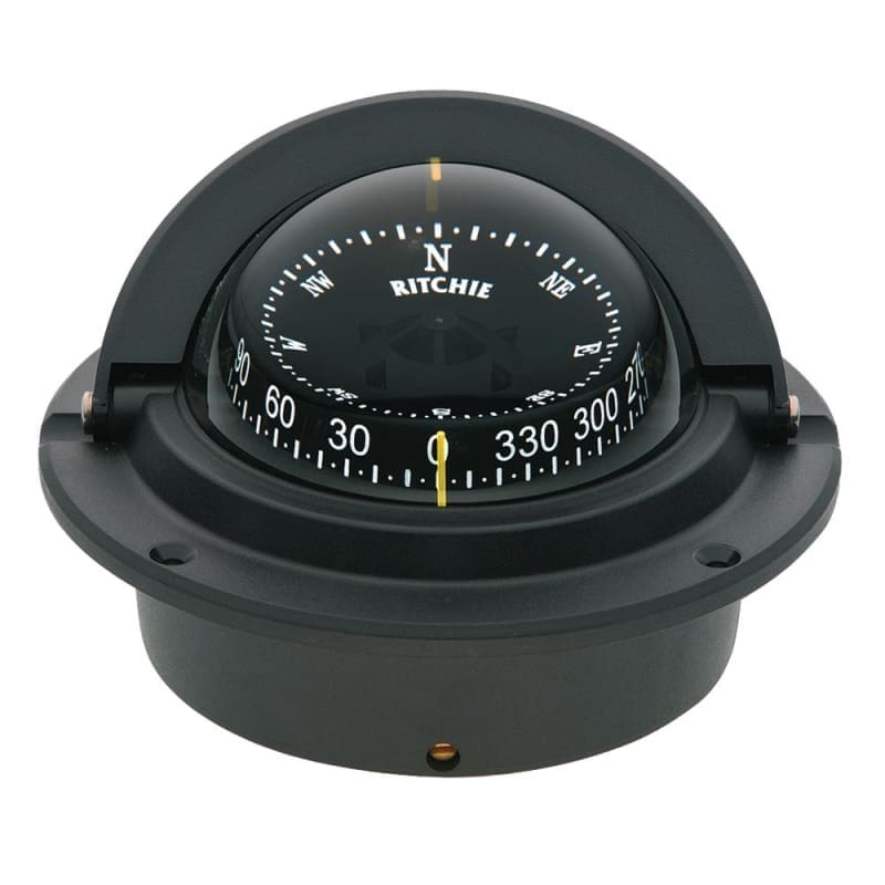 Ritchie F-83 Voyager Compass - Flush Mount - Black [F-83] Brand_Ritchie Marine Navigation & Instruments Marine Navigation & Instruments |