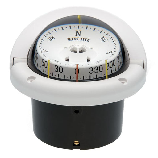 Ritchie HF-743W Helmsman Compass - Flush Mount - White [HF-743W] Brand_Ritchie, Marine Navigation & Instruments, Marine Navigation &