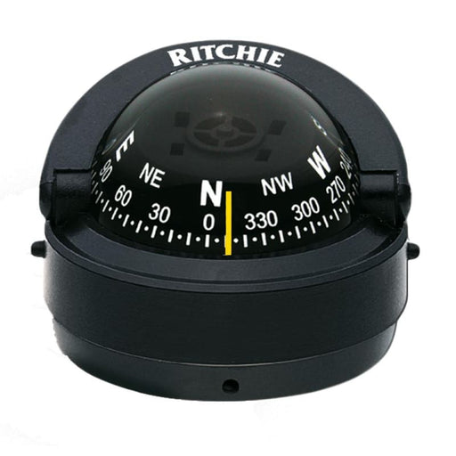 Ritchie S-53 Explorer Compass - Surface Mount - Black [S-53] Brand_Ritchie, Marine Navigation & Instruments, Marine Navigation &