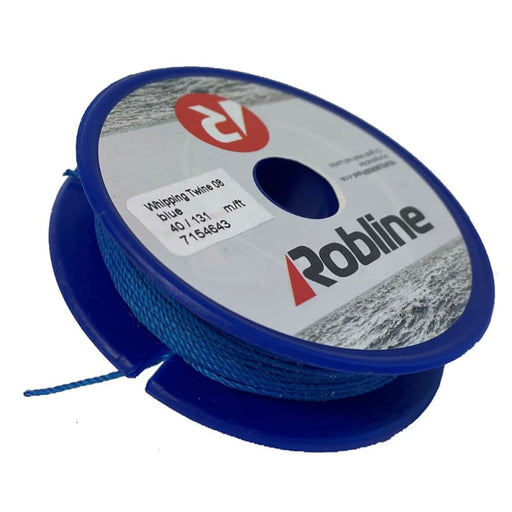 Robline Waxed Whipping Twine - 0.8mm x 40M Blue [TYN-08BLUSP] 1st Class Eligible, Brand_Robline, Sailing, Sailing | Rope CWR