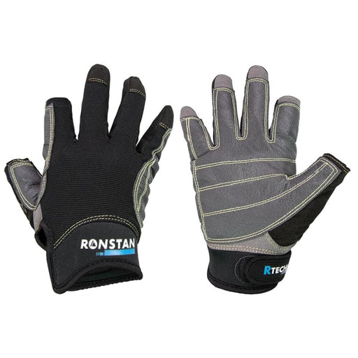 Ronstan Sticky Race Gloves - 3-Finger Black XL [CL740XL] 1st Class Eligible, Brand_Ronstan, Sailing, Sailing | Accessories, Apparel