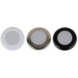 Scandvik A3C Downlight Kit - Warm White w/SS Black Trim Rings [41290P] 1st Class Eligible, Brand_Scandvik, Lighting, Lighting | Dome/Down