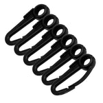 Scotty Nylon Snap Hook Black 6-Pack [590-BK] 1st Class Eligible, Brand_Scotty, Hunting & Fishing, Hunting & Fishing | Downrigger Accessories