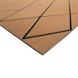 SeaDek 40’ x 80’ 6mm Two Color Diamond Full Sheet - Brushed Texture - Mocha/Black (1016mm x 2032mm x 6mm) [56411-80093] Boat