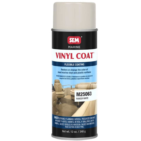 SEM Vinyl Coat - Ranger White - 12oz [M25063] Boat Outfitting, Boat Outfitting | Accessories, Brand_SEM Accessories CWR