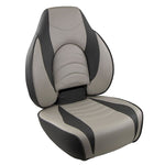 Springfield Fish Pro High Back Folding Seat - Charcoal/Grey [1041634-1] Boat Outfitting, Boat Outfitting | Seating, Brand_Springfield Marine