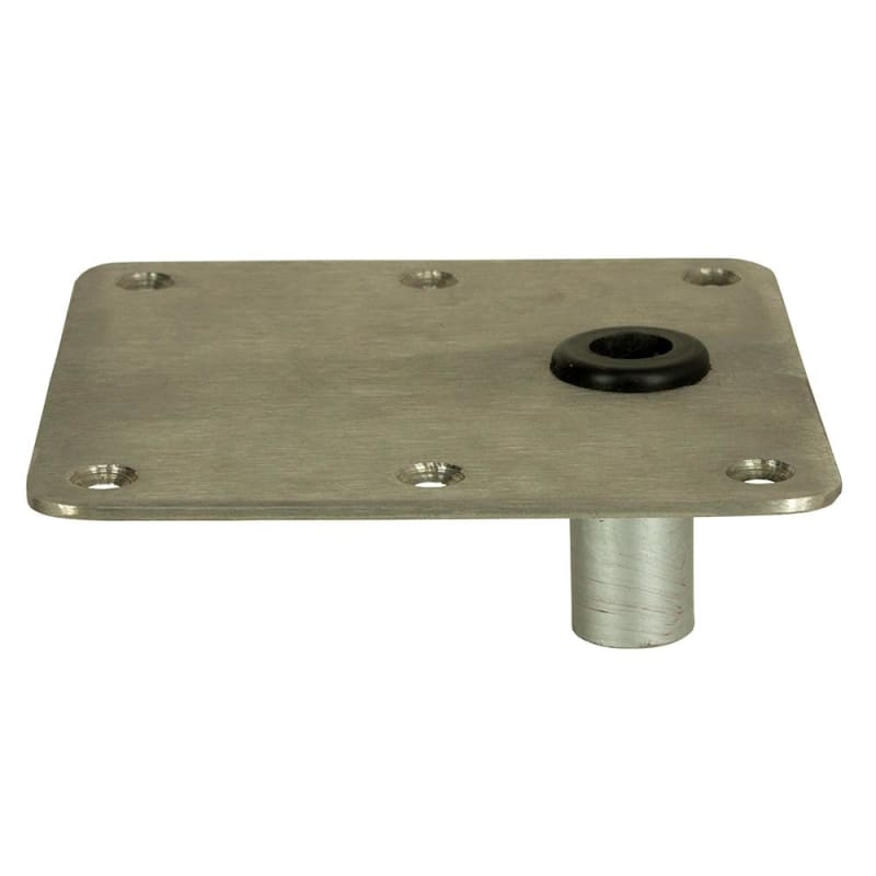 Springfield KingPin 7 x 7 Offset - Stainless Steel - Square Base (Standard) [1620003] Boat Outfitting, Boat Outfitting | Seating,