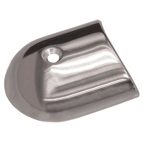 TACO Polished Stainless Steel 2-19/64 Rub Rail End Cap [F16-0091] 1st Class Eligible, Brand_TACO Marine, Marine Hardware, Marine Hardware | 