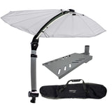 TACO ShadeFin Mini w/White Fabric - Bag Swivel Seat Mount Kit [T10-4000-3] Boat Outfitting, Boat Outfitting | Accessories, Brand_TACO