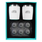 Toadfish Non-Tipping 10oz White Rocks Tumblers w/Ice Ball Tray - 2 [1119] Boat Outfitting, Outfitting | Deck / Galley, Brand_Toadfish,