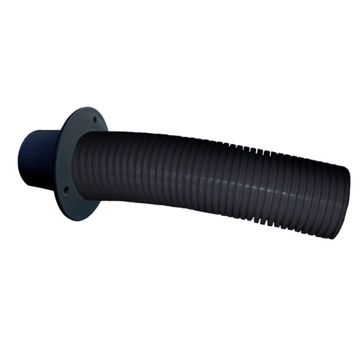Trident Marine 10 Black Stern Flex Hose w/Transom Flange [TFK - 10] Boat Outfitting, Outfitting | Fuel Systems, Brand_Trident Systems CWR