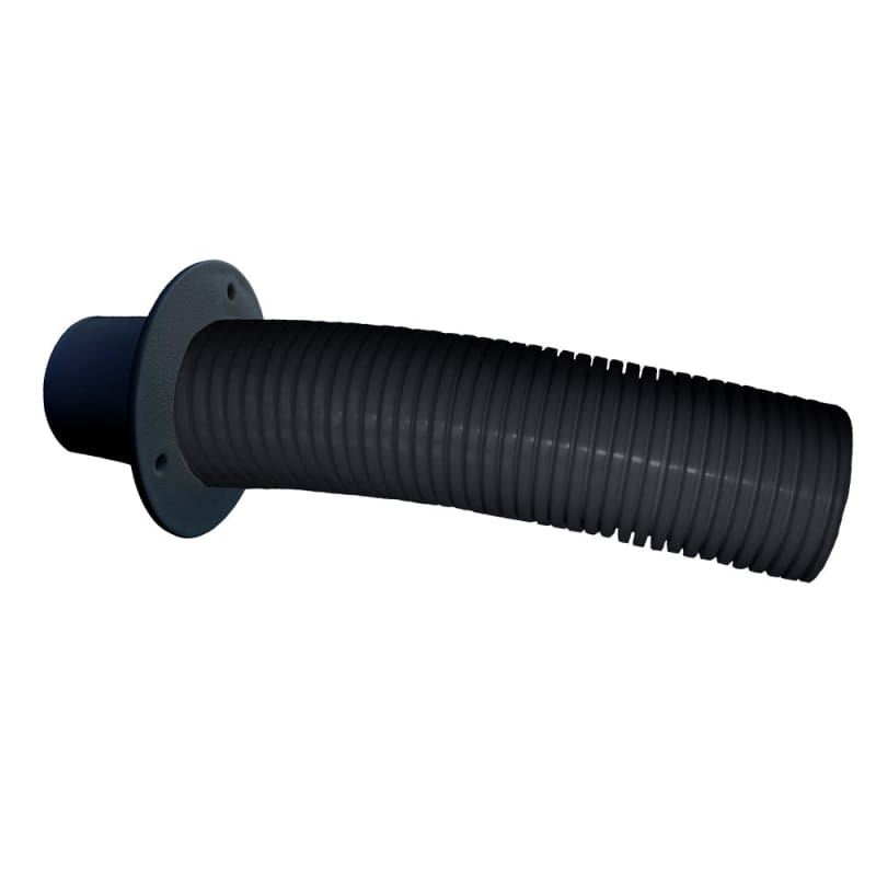 Trident Marine 10 Black Stern Flex Hose w/Transom Flange [TFK - 10] Boat Outfitting, Outfitting | Fuel Systems, Brand_Trident Systems CWR