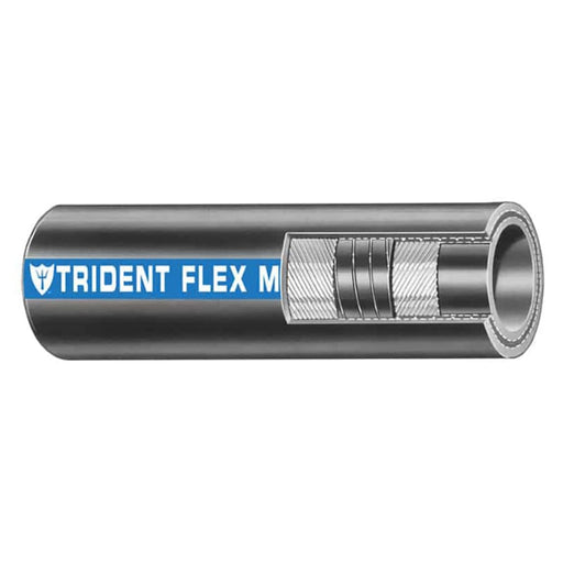 Trident Marine 3/4’ Flex Marine Wet Exhaust Water Hose - Black - Sold by the Foot [100-0346-FT] 1st Class Eligible, Boat Outfitting, Boat