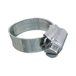 Trident Marine 316 SS Non - Perforated Worm Gear Hose Clamp - 3/8’ Band 7/16’21/32’ Clamping Range 10 - Pack SAE Size 4 [705 - 0561]