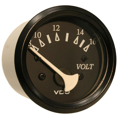 VDO Cockpit Marine 52mm (2-1/16) Voltmeter- Black Dial/Bezel [332-11805] 1st Class Eligible, Boat Outfitting, Boat Outfitting | Gauges, 