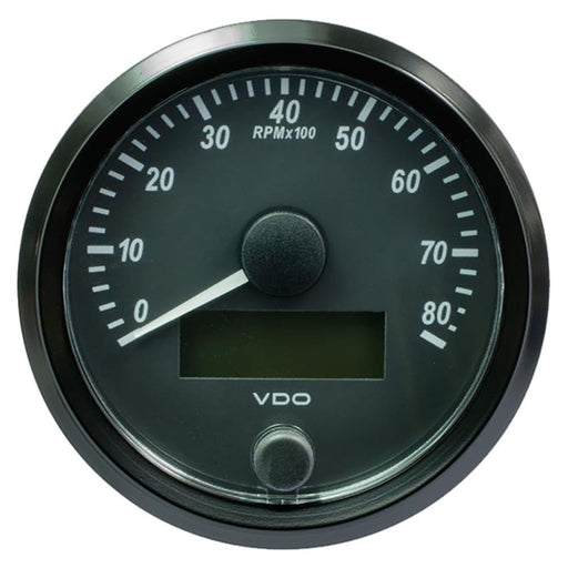 VDO SingleViu 80mm (3-1/8’) Tachometer - 8000 RPM [A2C3833020030] Boat Outfitting, Outfitting | Gauges, Brand_VDO, Marine Navigation &