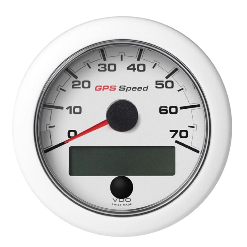 Veratron 3-3/8 (85mm) OceanLink GPS Speedometer (0-70 KN/MPH/KMH) - White Dial Bezel [A2C1352090001] Boat Outfitting, Boat Outfitting |