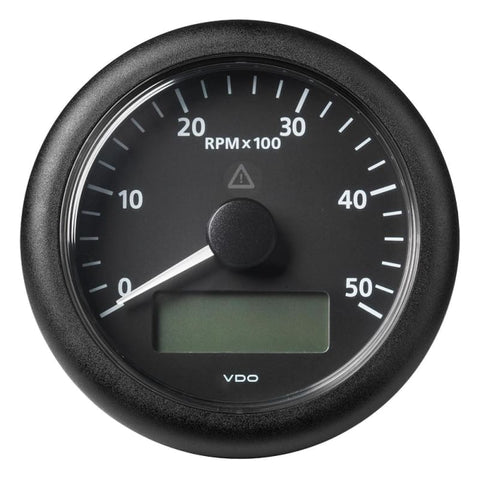 Veratron 3-3/8’ (85MM) ViewLine Tachometer w/Multi-Function Display - to 5000 RPM Black Dial Bezel [A2C59512392] 1st Class Eligible, Boat