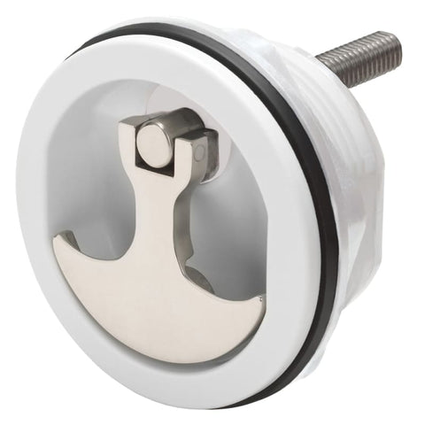 Whitecap Compression Handle - Nylon White/Stainless Steel Non-Locking [6230WC] 1st Class Eligible, Brand_Whitecap, Marine Hardware,