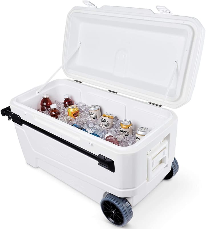 100 Qt Glide Wheeled Ice Chest beach, camping, Camping | Coolers, Coolers, Outdoor | Camping Coolers Igloo