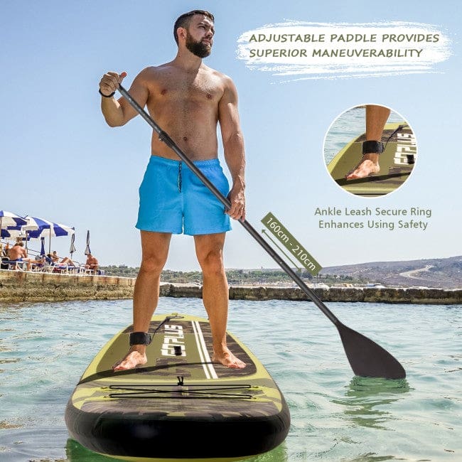 11 Feet Inflatable Paddle Board with Bag and Paddle Paddle Board, Paddle Boards, Paddlesports | Inflatable Kayaks/SUPs, Watersports, 