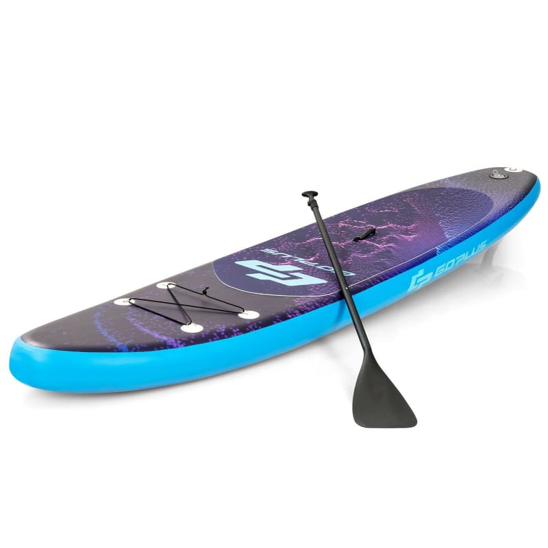 11’ Inflatable Stand Up Paddle Board Surfboard with Bag Aluminum Paddle Pump Paddle Board, Paddle Boards, Paddlesports Water Sports Goplus